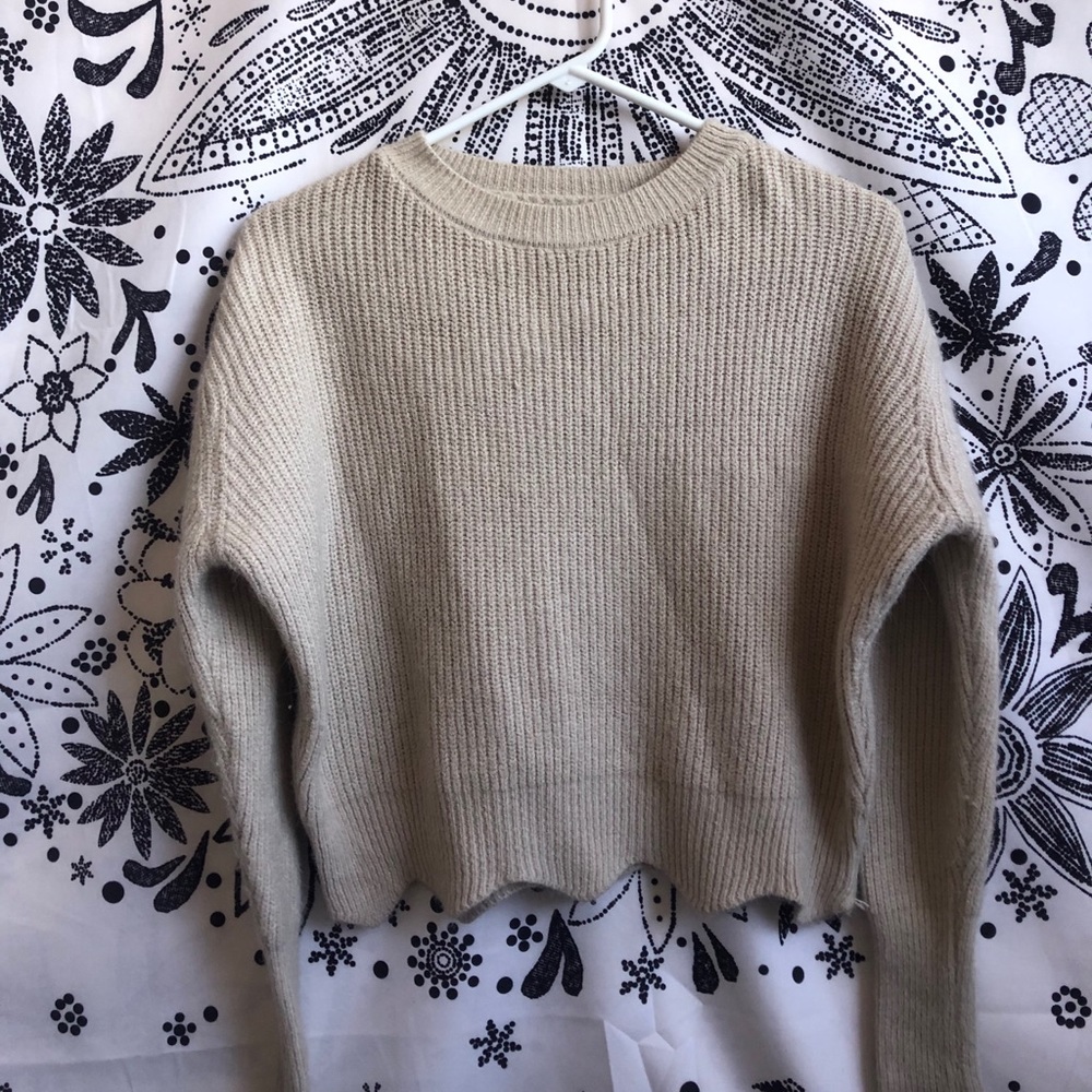 Cream Knit Sweater